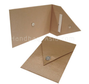 luxury business presentation envelope with business-card holder and pocket