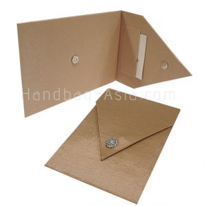 luxury business presentation envelope with business-card holder and pocket