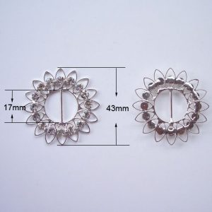 large flower buckle for wedding cards