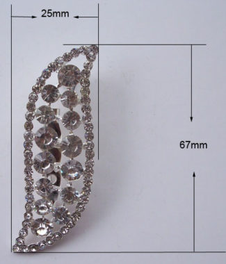 tamarind crystal brooch