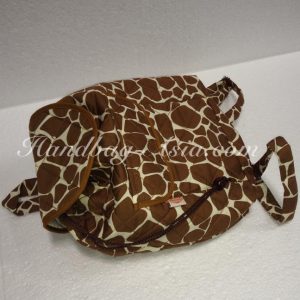 Brown Quilted Cotton Backpack From Chiang Mai