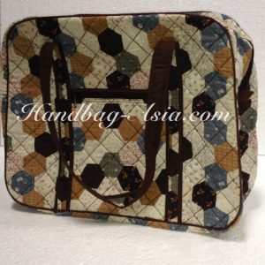 Large Quilted Cotton Travel Bag