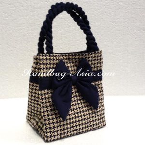 cotton bag with bow