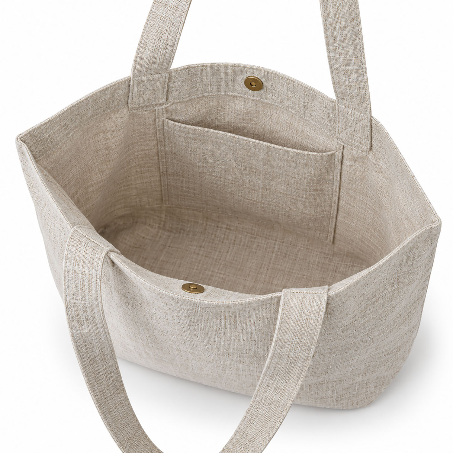 Thai Hemp Tote Bag Interior