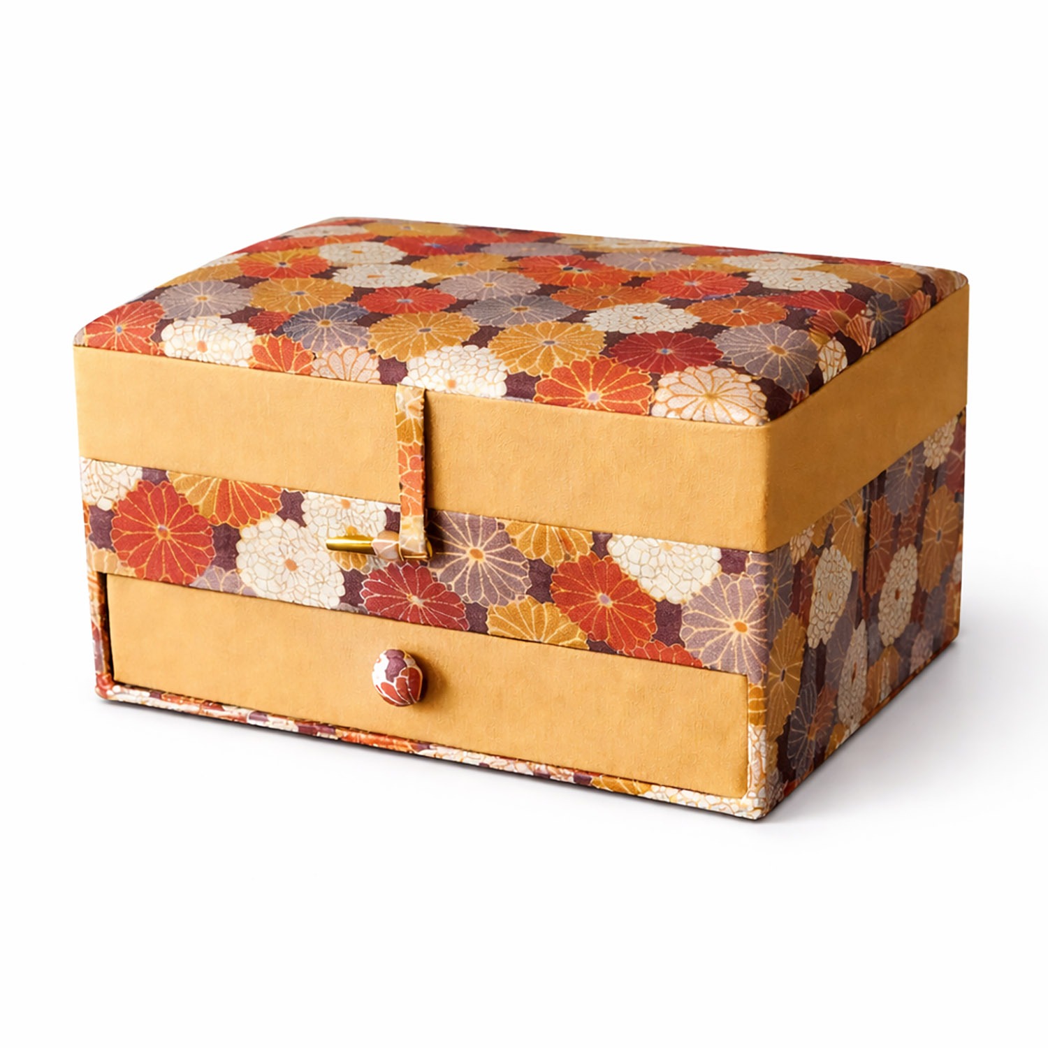 Cotton jewelry keepsake box