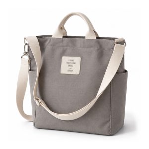 custom canvas shoulder bag