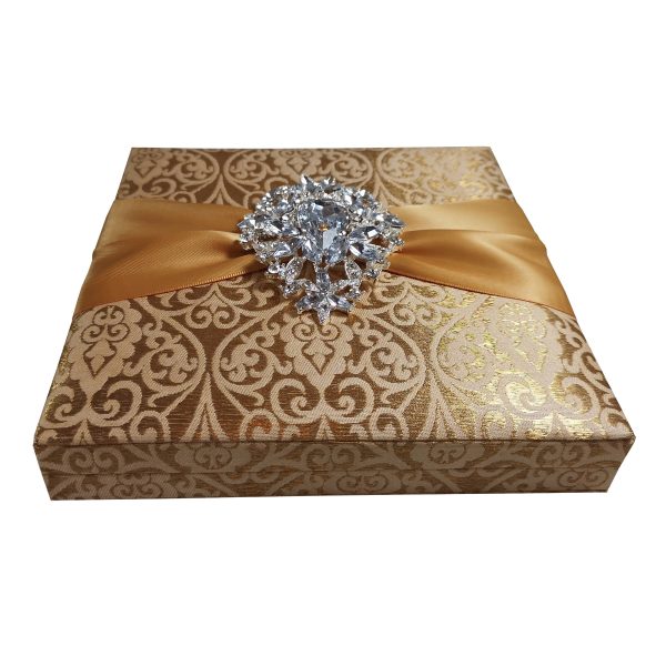 Damask Hindu Wedding Invitation