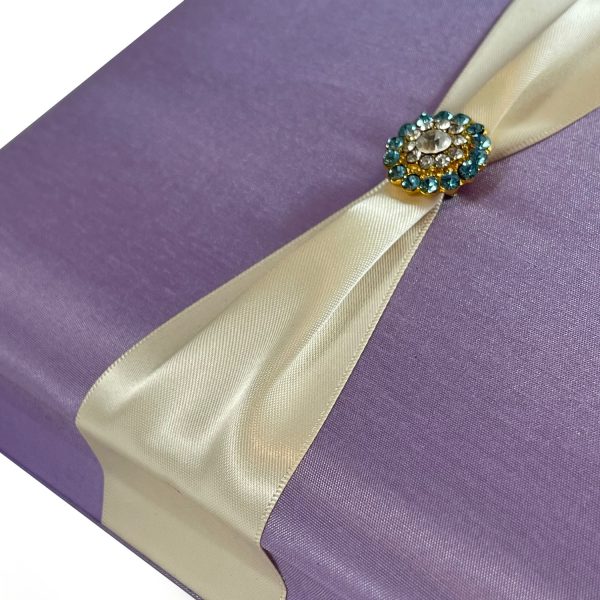 embellished silk box