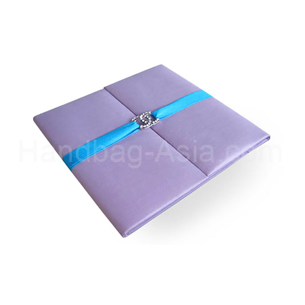 Elegant Velvet Wedding Card Box With Orchids Handmade With 