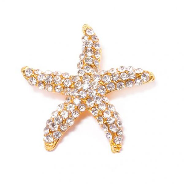 gold starfish brooch from Thailand