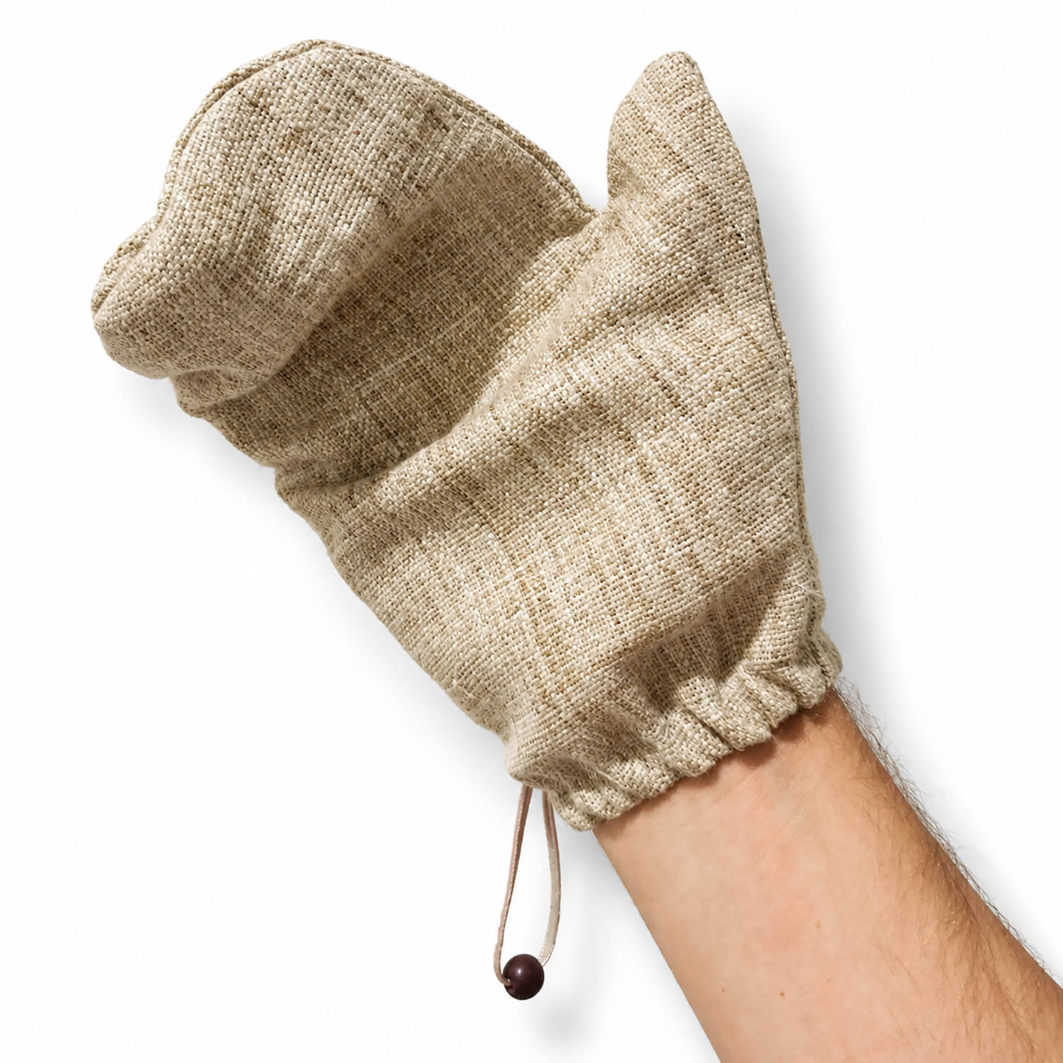 hemp bath mitt