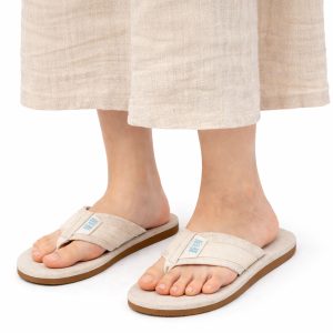 Hemp beach slipper, custom design from Thailand