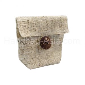 hemp cosmetic bag for soap and spa sets