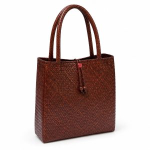 Large bamboo shoulder bag