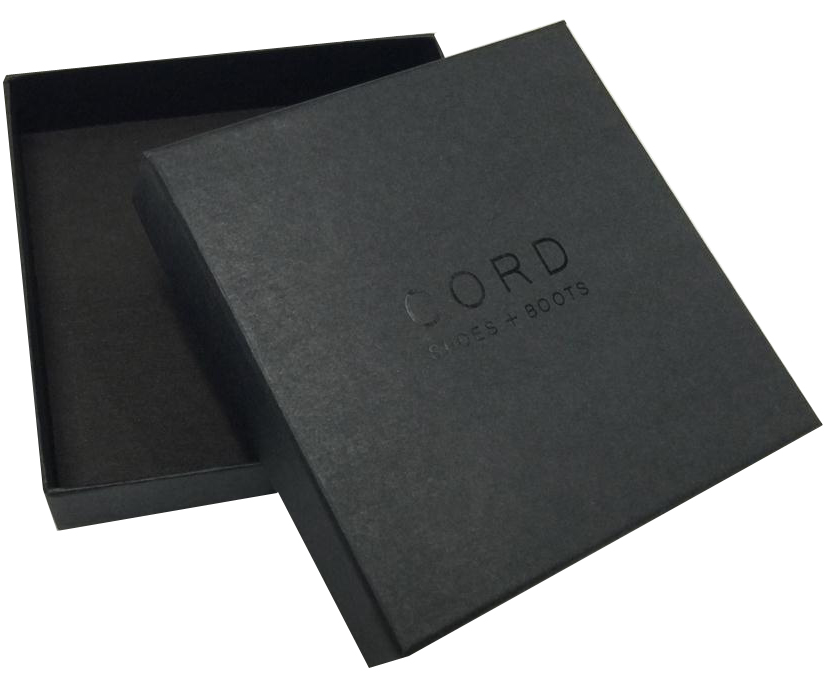 Foil Stamped Black Paper Box From Thai Box Factory For Wholesale