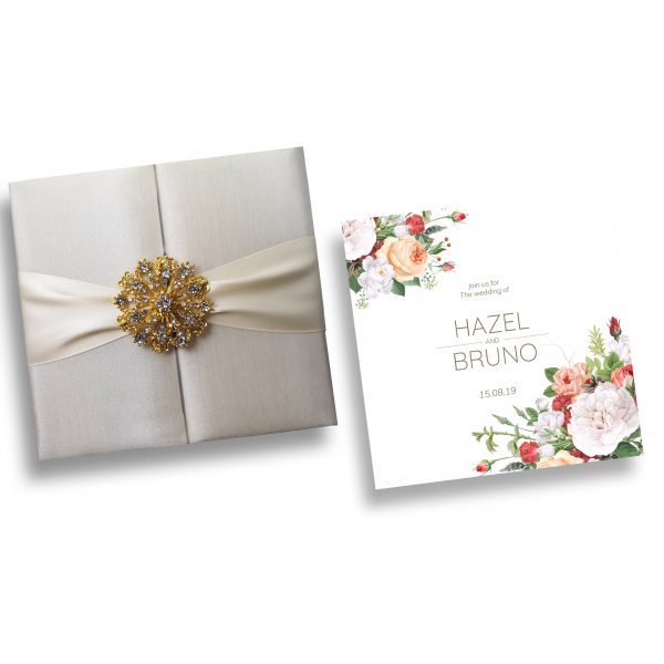 luxury wedding invitation folder