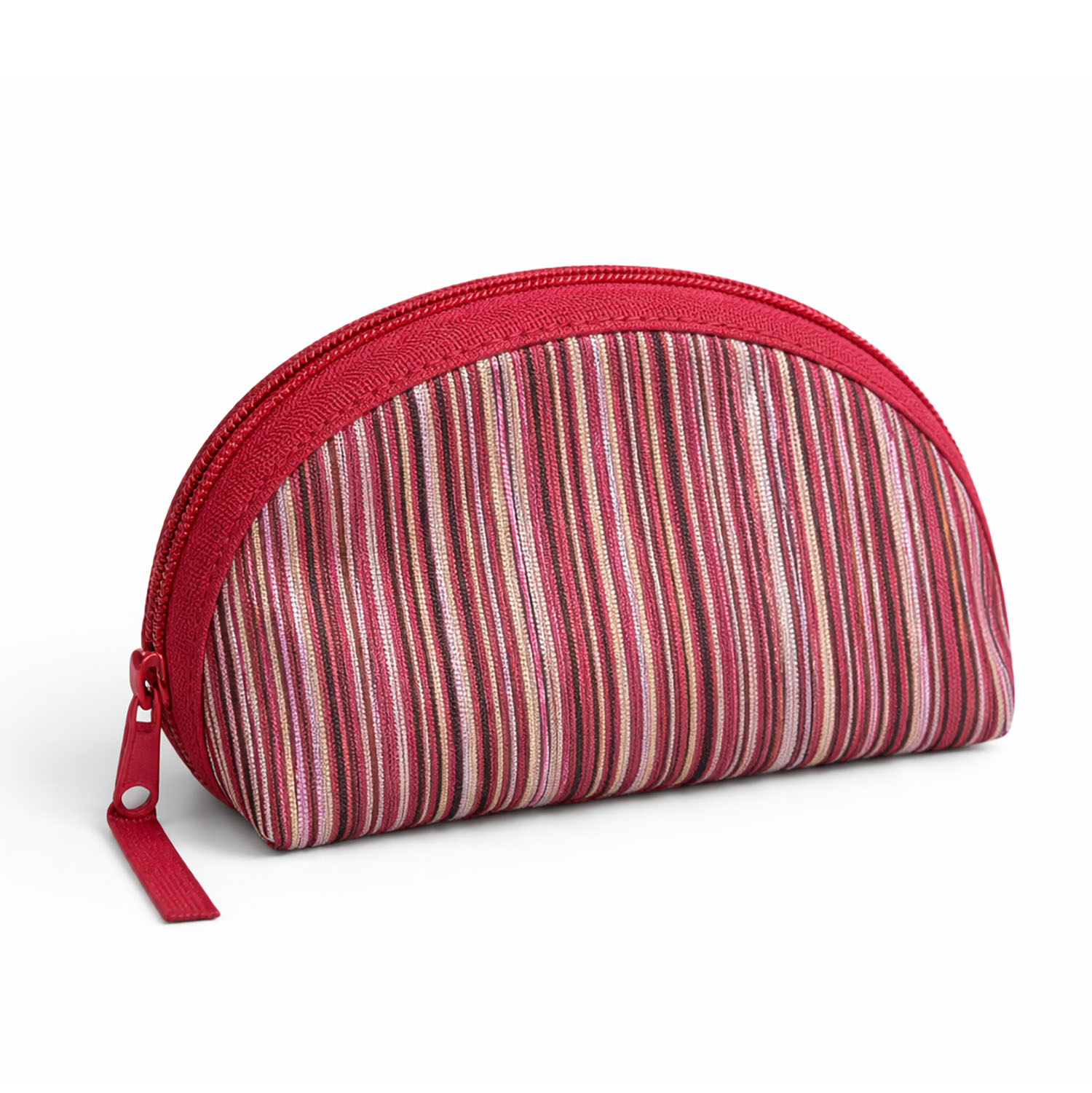 Black & Red Thai Silk Toiletry Bag