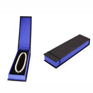 Modern Two-Color Silk Jewelry Box