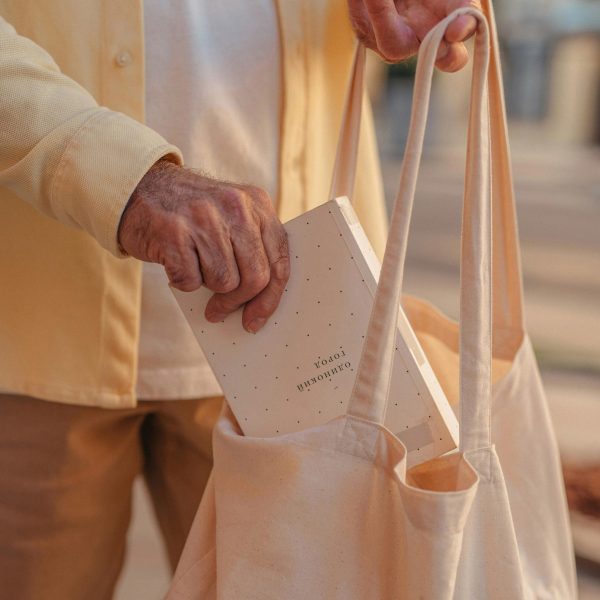 Cotton canvas tote bag