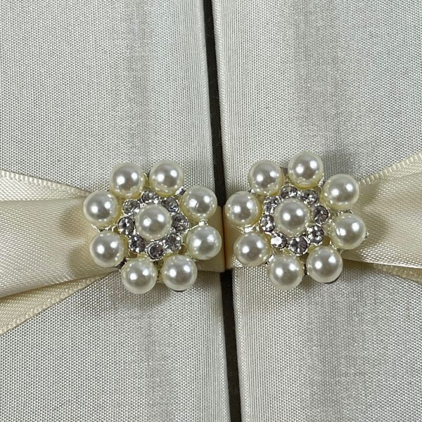 pearl pair brooch
