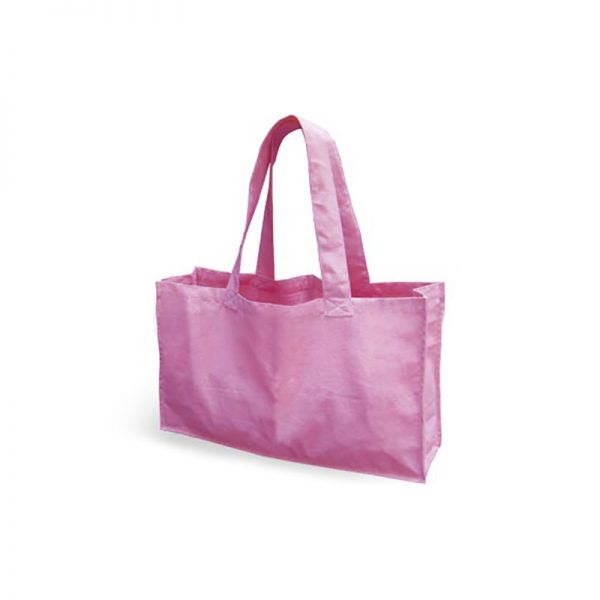 pink cotton grocery bags