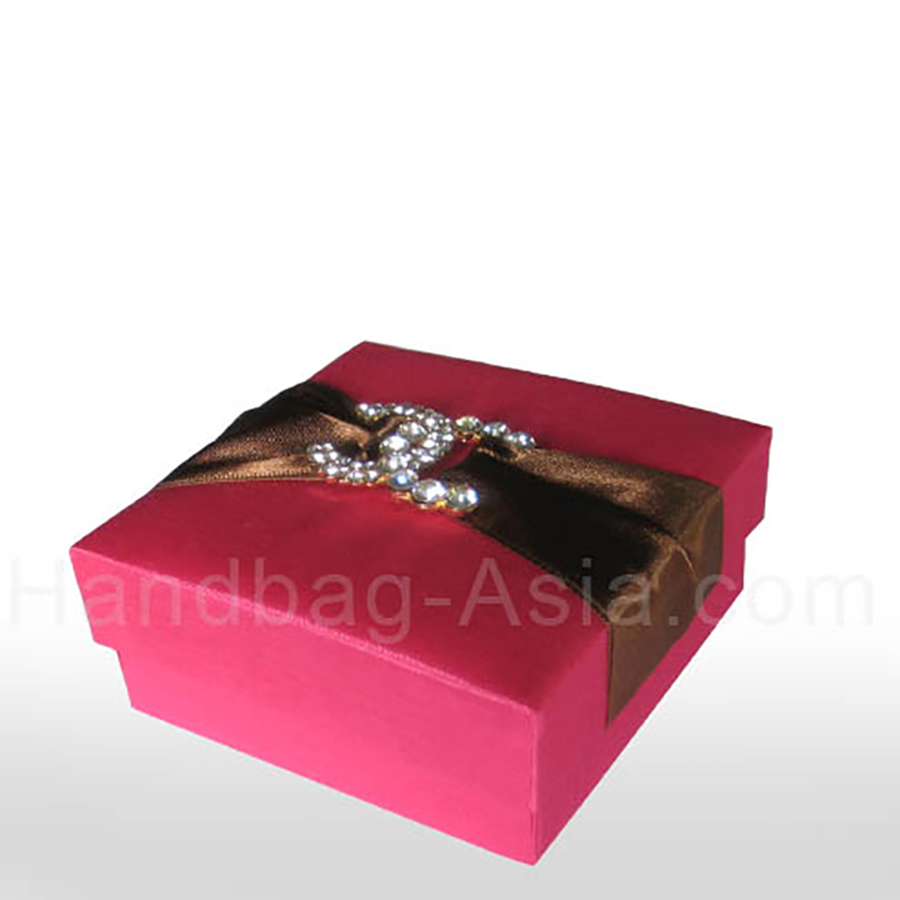 Personalized Rose Gold Mirror Acrylic Wedding Ring Box Sticker ENSB012