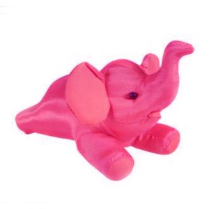 pink silk elephant