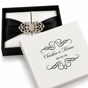 printed wedding mailing box
