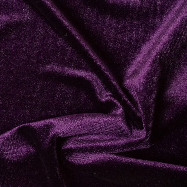 Purple velvet fabric from Thailand