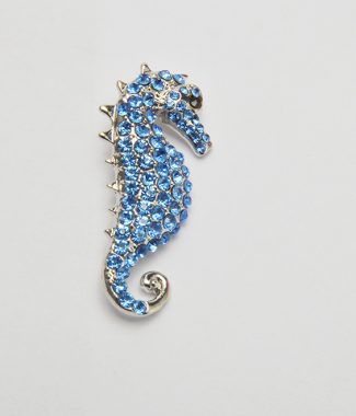 seahorse brooch