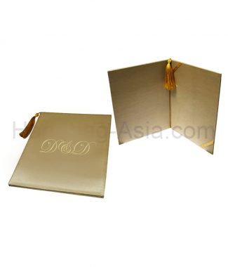 Silk monogram graduation & certificate holder
