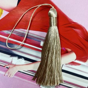 Tassel in champagne color from Thailand