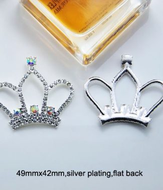 tiara flatback brooch