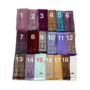 Thai silk scarves