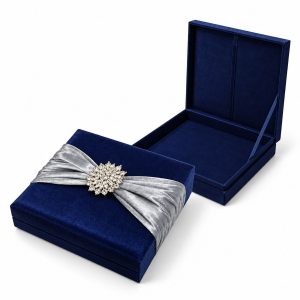 velvet invitation box set for cards