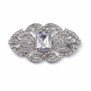 Premium Vintage Crystal Brooch Embellishment