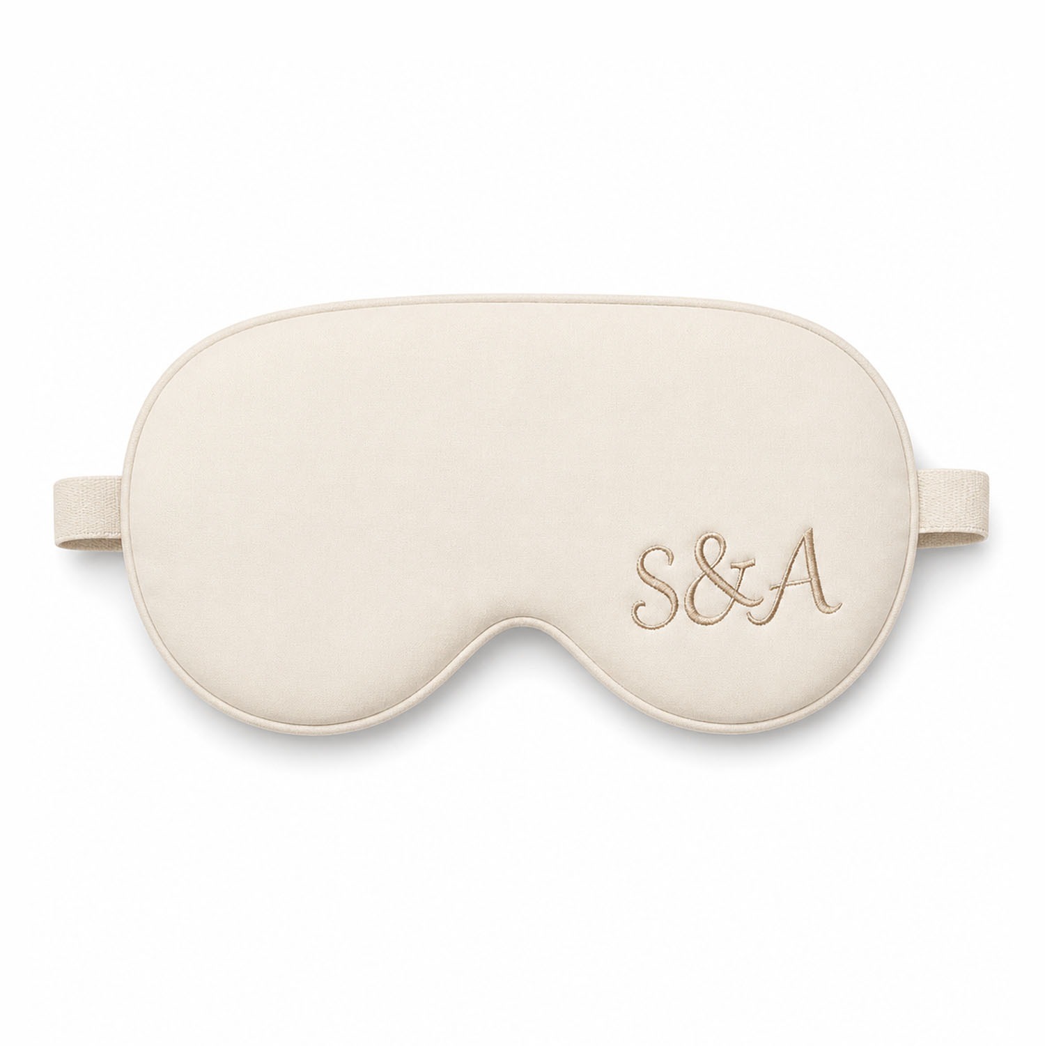 Custom Embroidery Cotton Sleeping Eye Mask