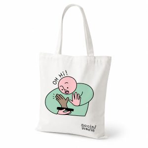 Custom Printed Cotton Shoulder Shopping Bag