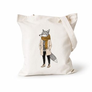 Personalised Graphic Printed Cotton Shopping Bag