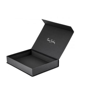black cardboard presentation box