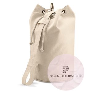 cotton drawstring beach bag