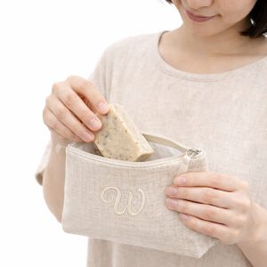 Custom Embroidered Cotton Cosmetic Bags