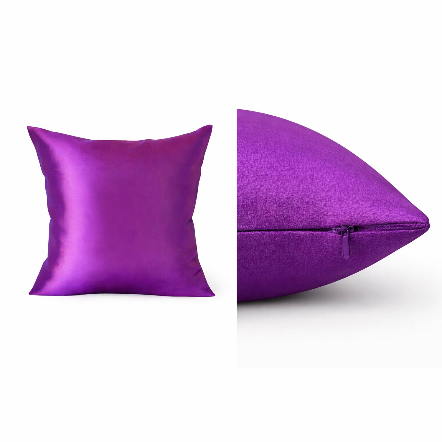 Luxury taffeta silk cushion cover, crafted in Chiang Mai, Thailand