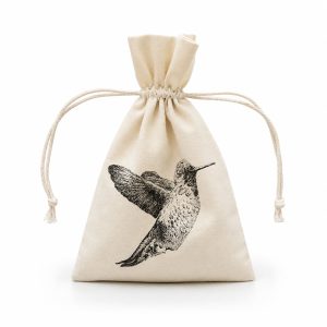 Eco Friendly Printed Cotton Drawstring Bag