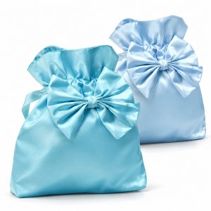 Silk Drawstring Favor Bags with Bow