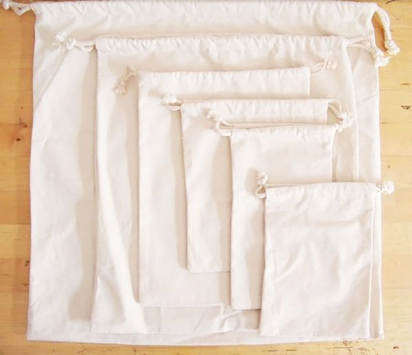 Thai cotton drawstring bags