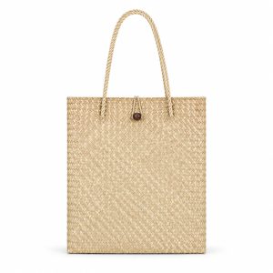 Woven Sedge Shoulder Tote Bag Chiang Mai