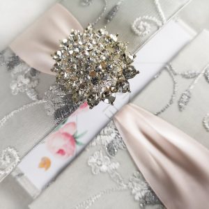Elegant lace invitation