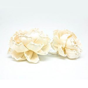 ivory paper wedding flowers