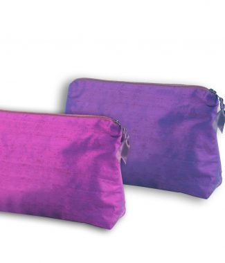 Blank silk cosmetic bags